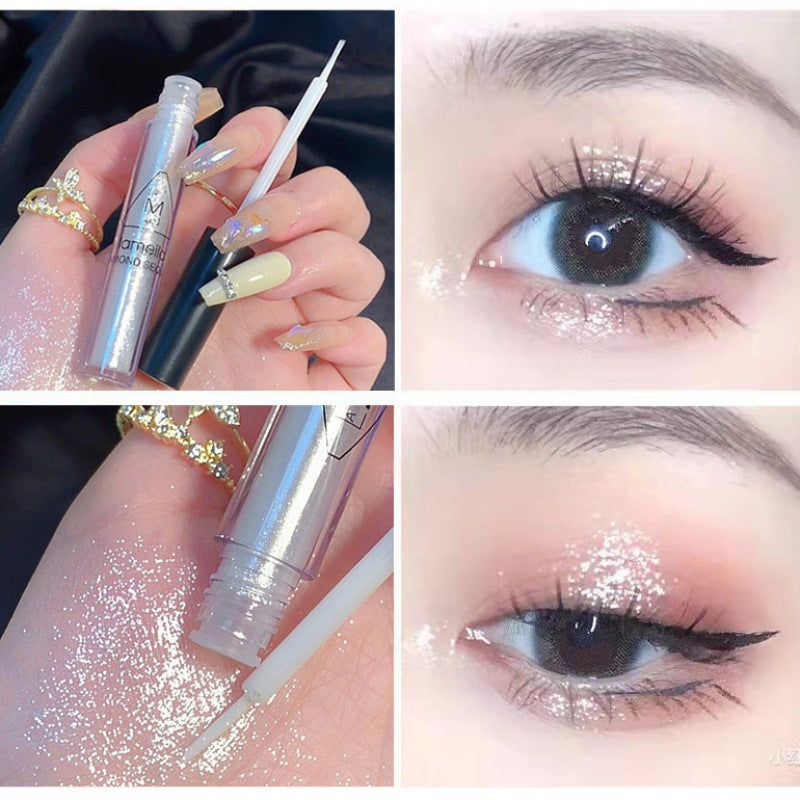 Super Flash Sequins Polarized Shiny Crystal Pen Brightening Monochrome Eyeshadow