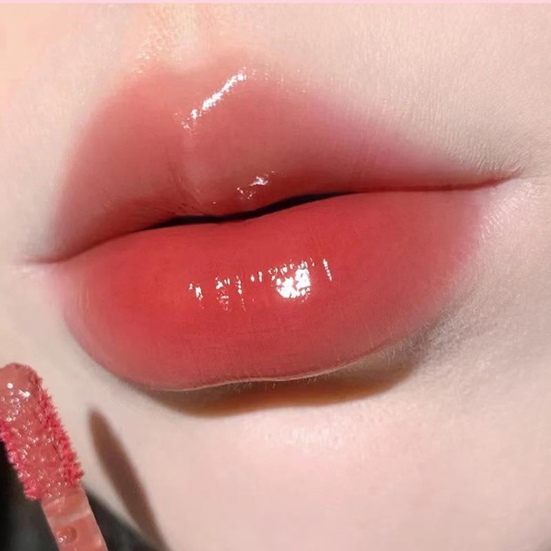 Transparent Mirror Lacquer No Stain On Cup Pure Jelly Lip Glosses