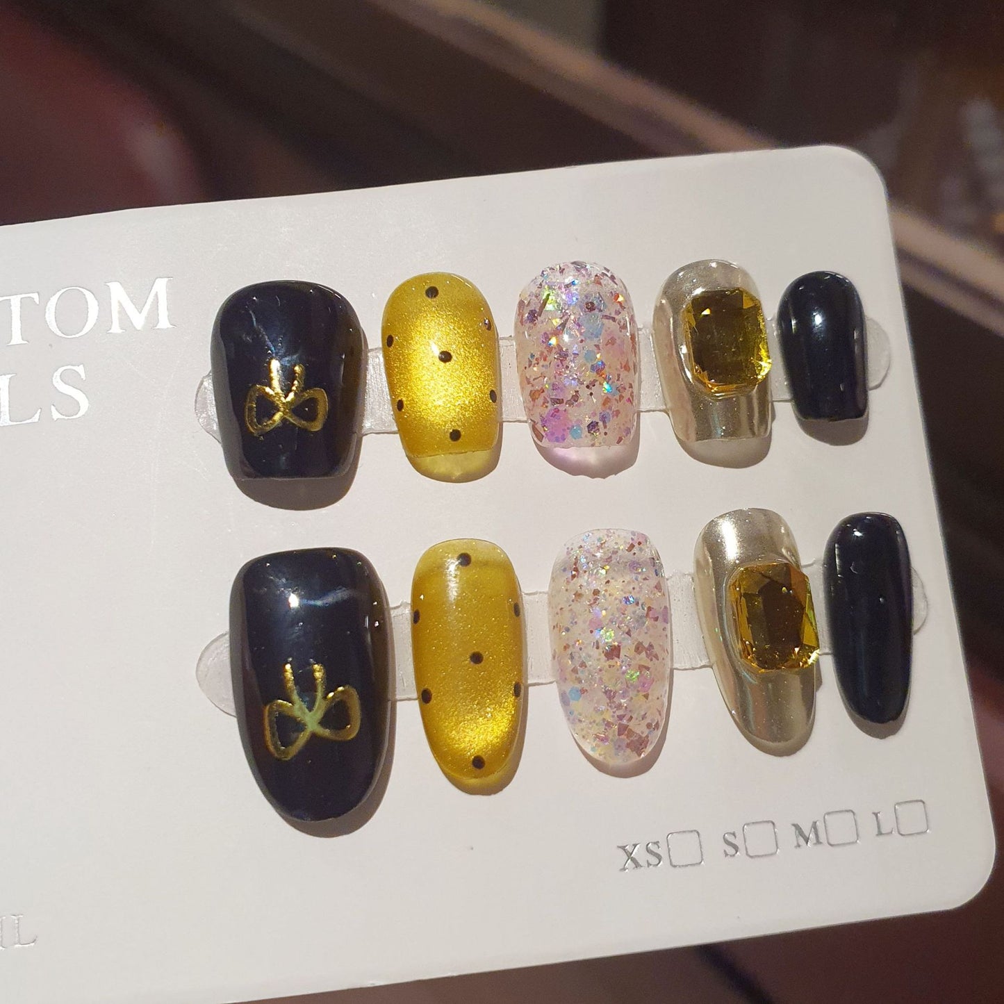 Autocollants pour ongles à pois en forme de chat, mignons et cools, à la dopamine