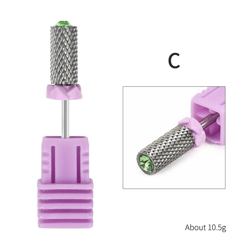 Ensemble d'outils de forage et de clouage en alliage pour machine à tête de meulage en acier