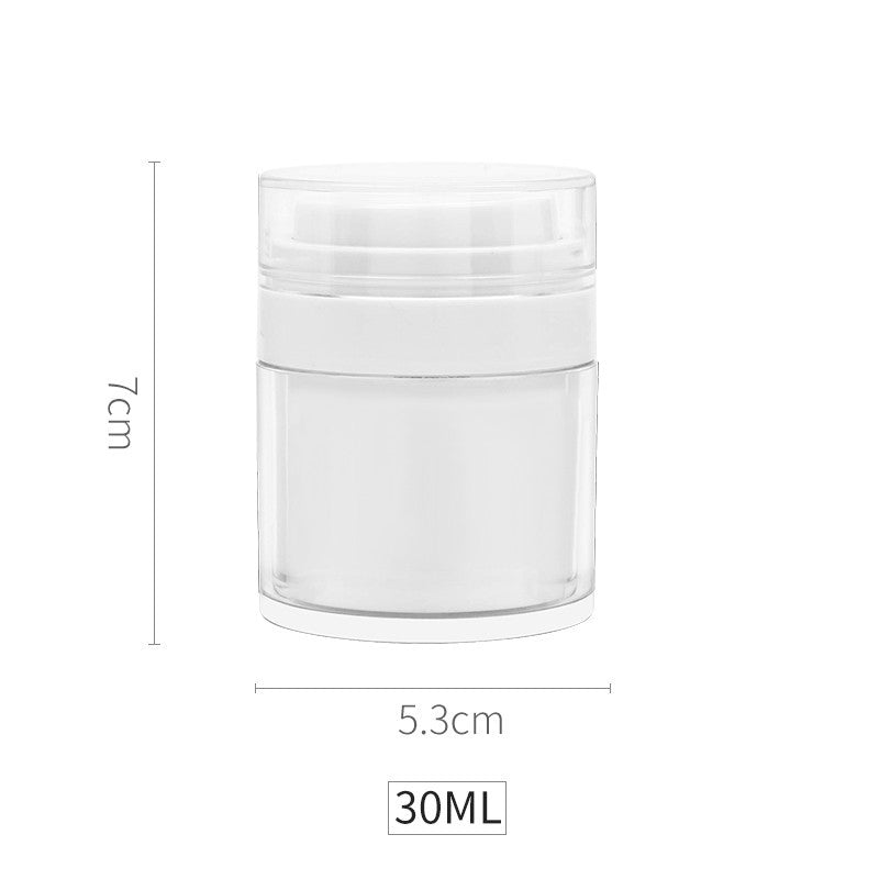 Bouteille de stockage de crème sous vide foncée Accessoires de maquillage pour huile faciale