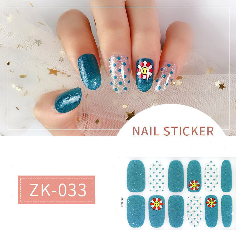 Finger Full Oil Film Manicure Implement Nail Stickers