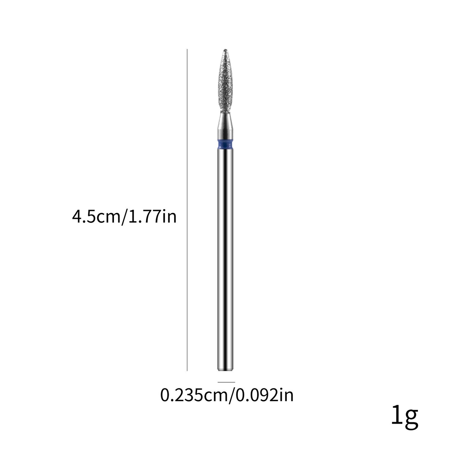 Ensemble d'outils pour ongles en diamant exfoliant russe avec tête de meulage en carbure de silicium