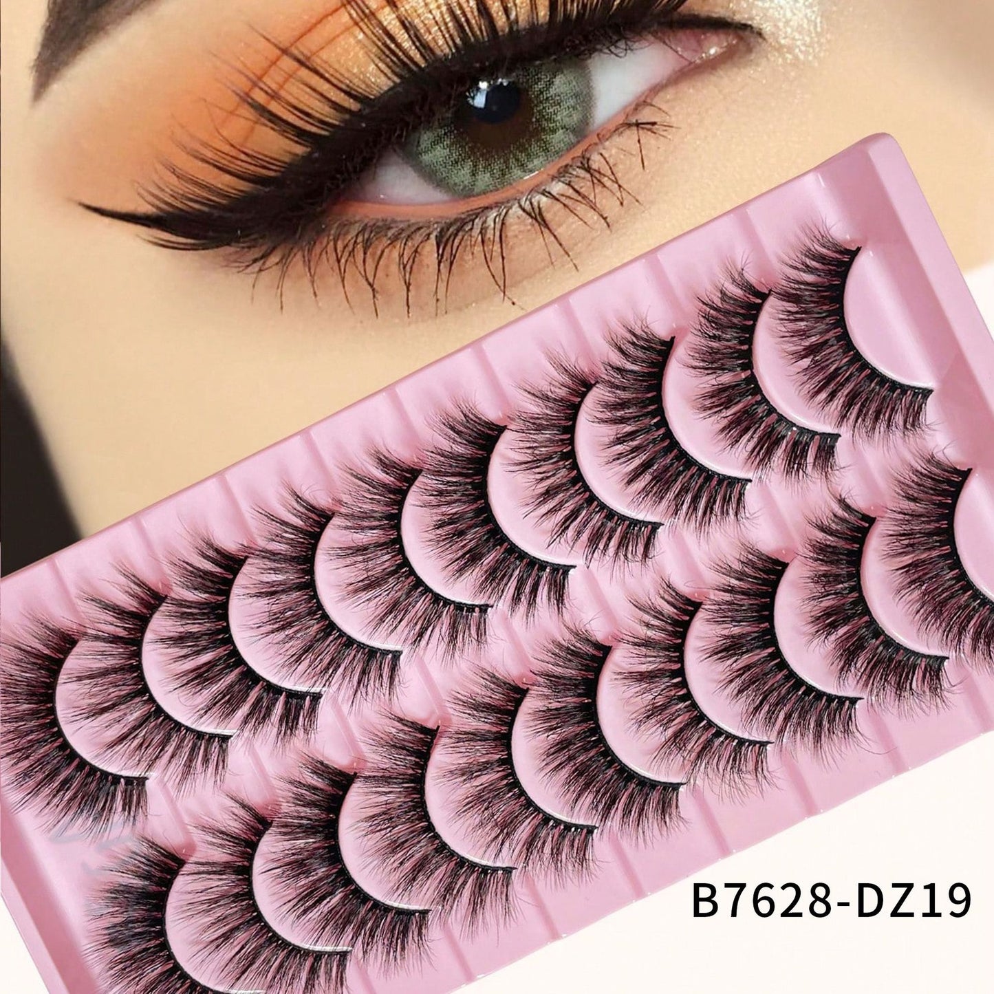 Artificial Mink Simulation One-piece Curling Exaggerated Thick False Lashes