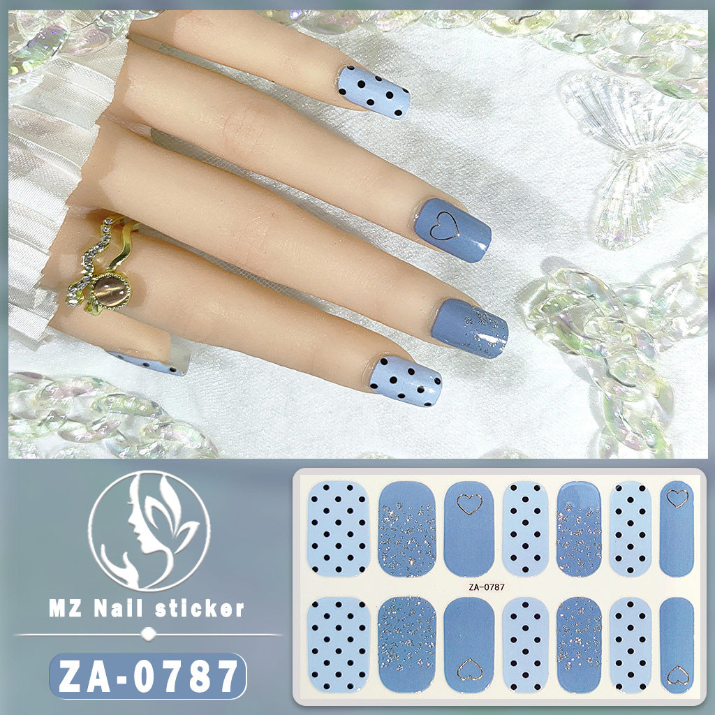 Full Oil Film Hand Manicure Implement Nail Stickers