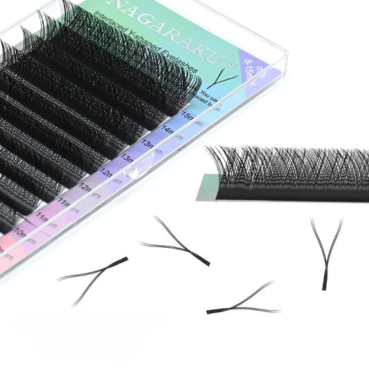 Eyelash Natural Mesh Weaving Soft Single Mixed False Lashes