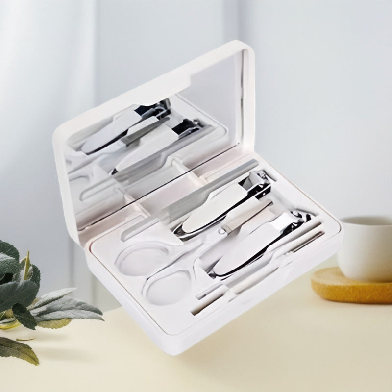 German Stainless Steel With Mirror More Nail Tool Set