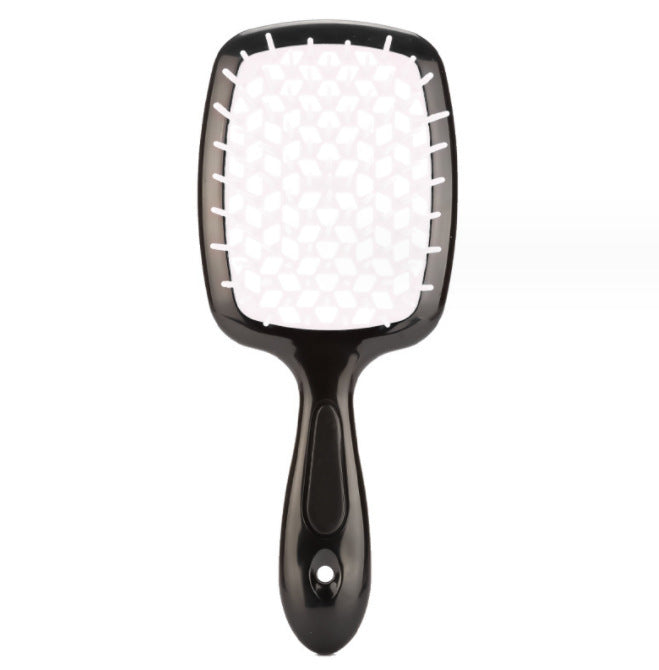 Brosses et peignes de massage pour cheveux secs et humides en nid d'abeille creux