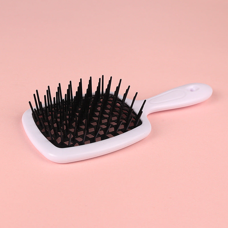 Brosses et peignes de massage pour cheveux secs et humides en nid d'abeille creux