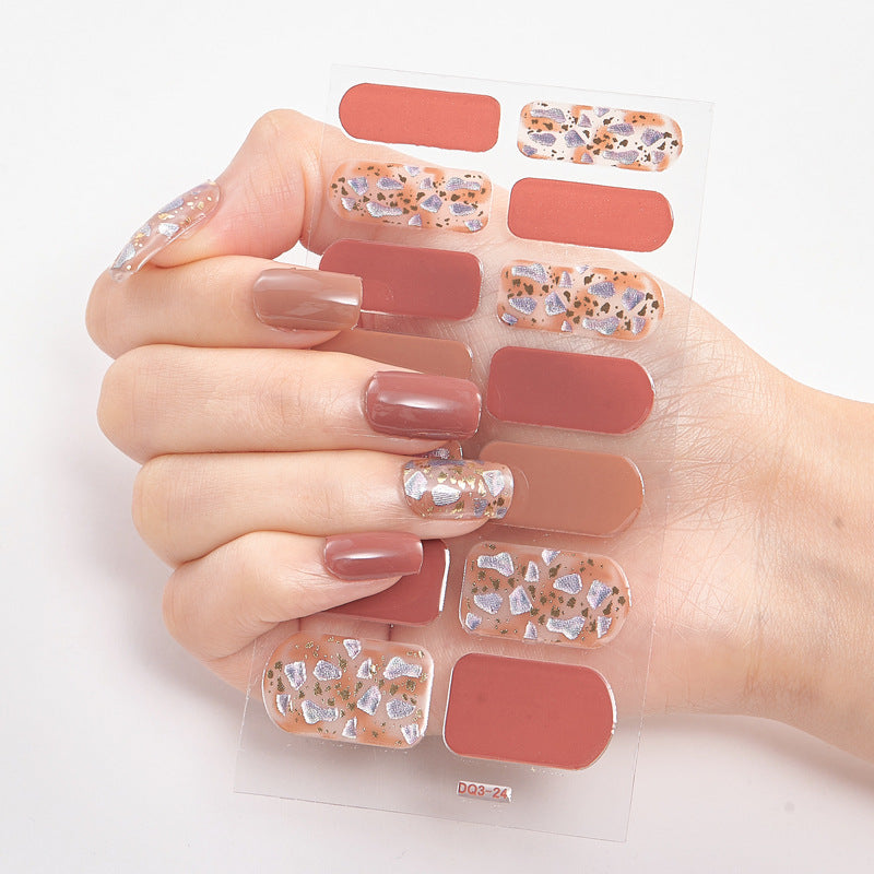 Source Technology Laser Gilding Full Priority Nail Stickers