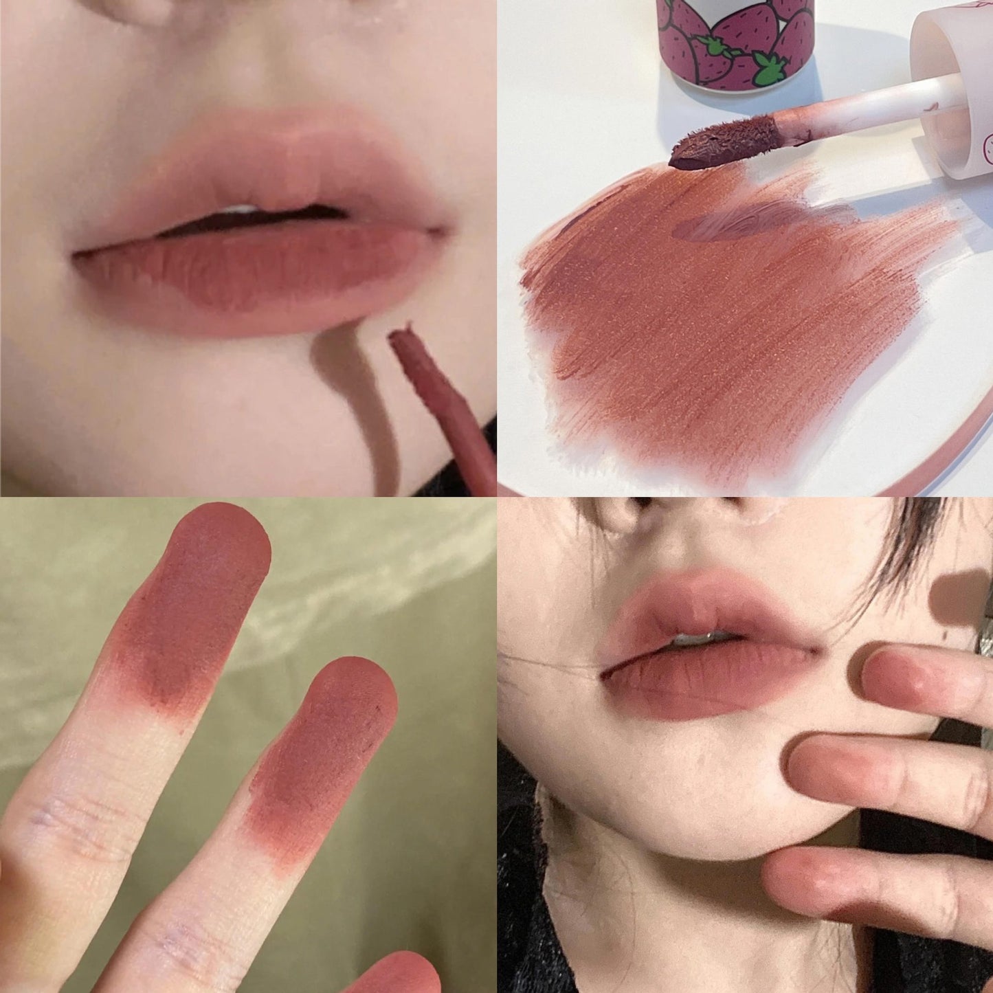 Mud Matte Finish Lacquer Small Round Lip Glosses