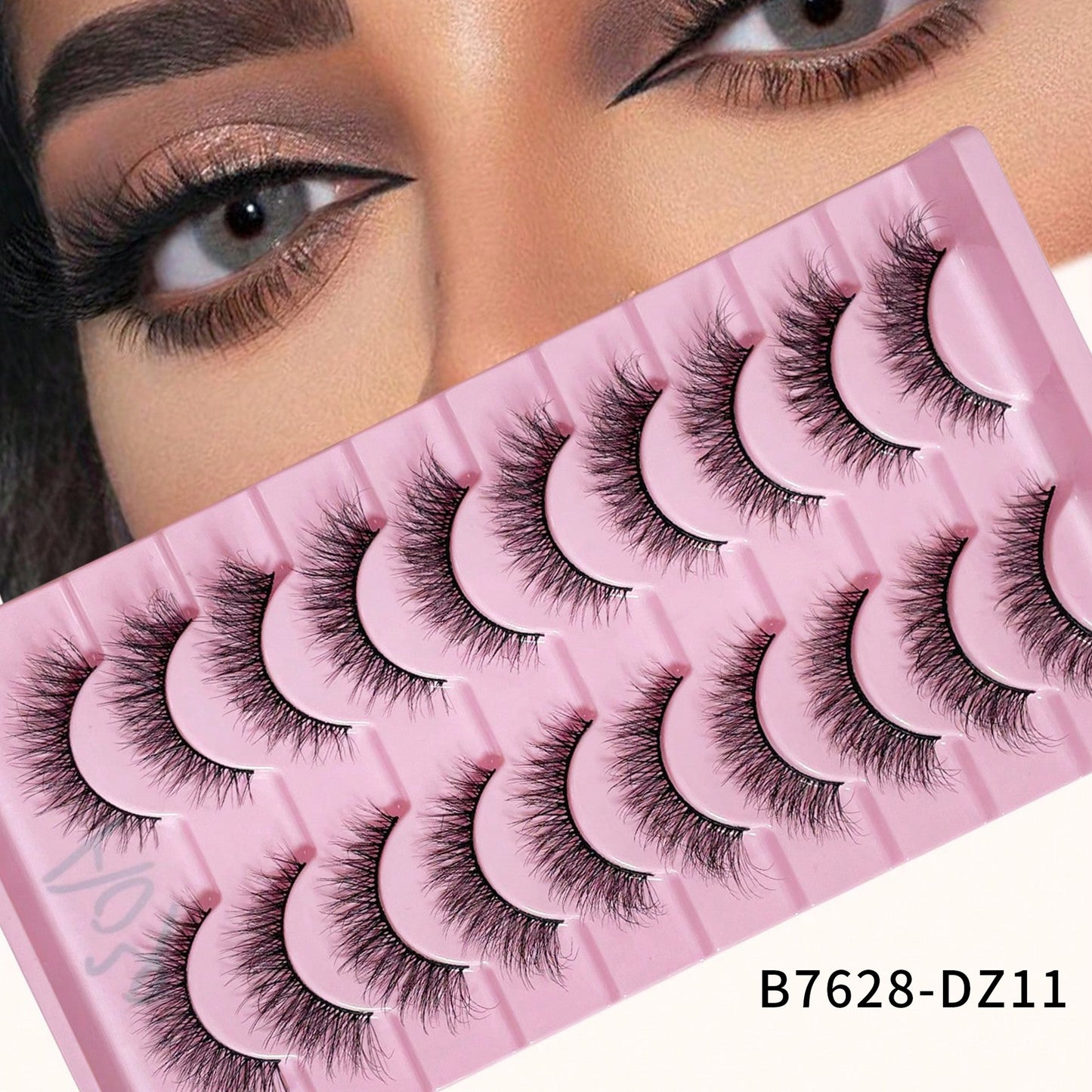 Artificial Mink Simulation One-piece Curling Exaggerated Thick False Lashes