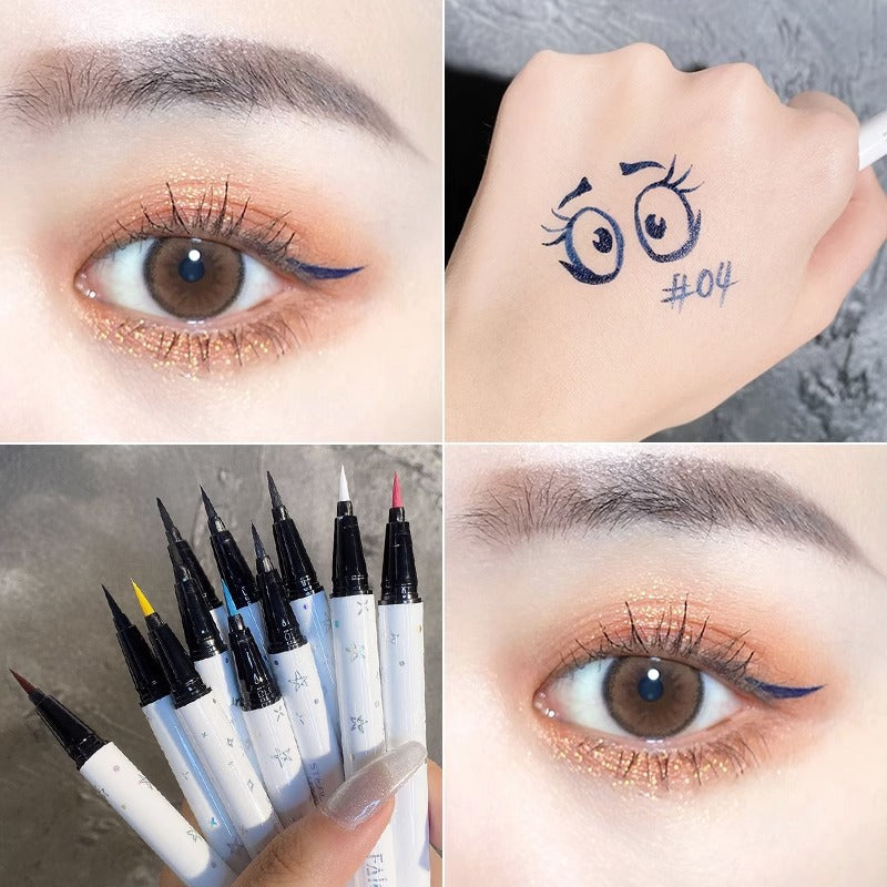 Eyeliner liquide long et naturel, imperméable et sans bavures