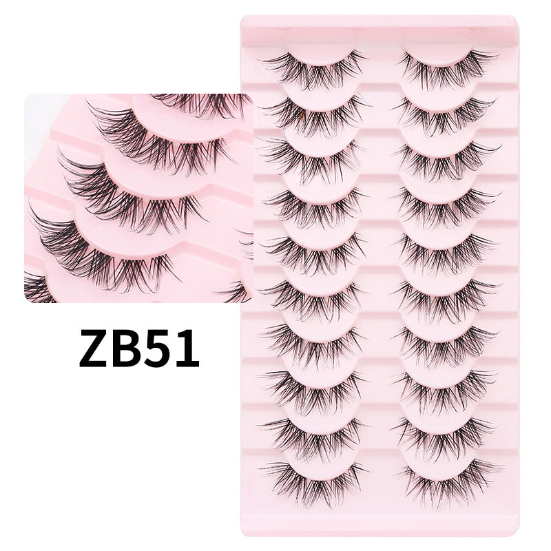 Single Fish Line Stem Segmented Fox False Lashes