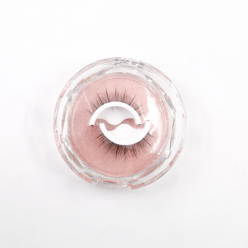 Self-adhesive Strip Eyelashes Reusable Natural Curling Light False Lashes