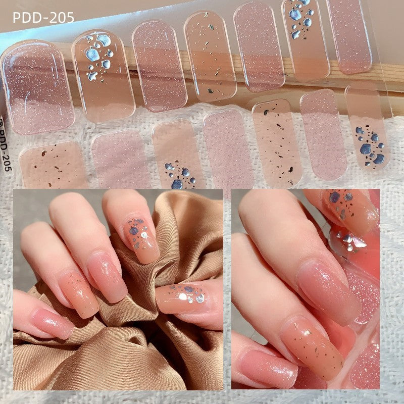 Love Waterproof Durable Applique Finished Patch Nail Art