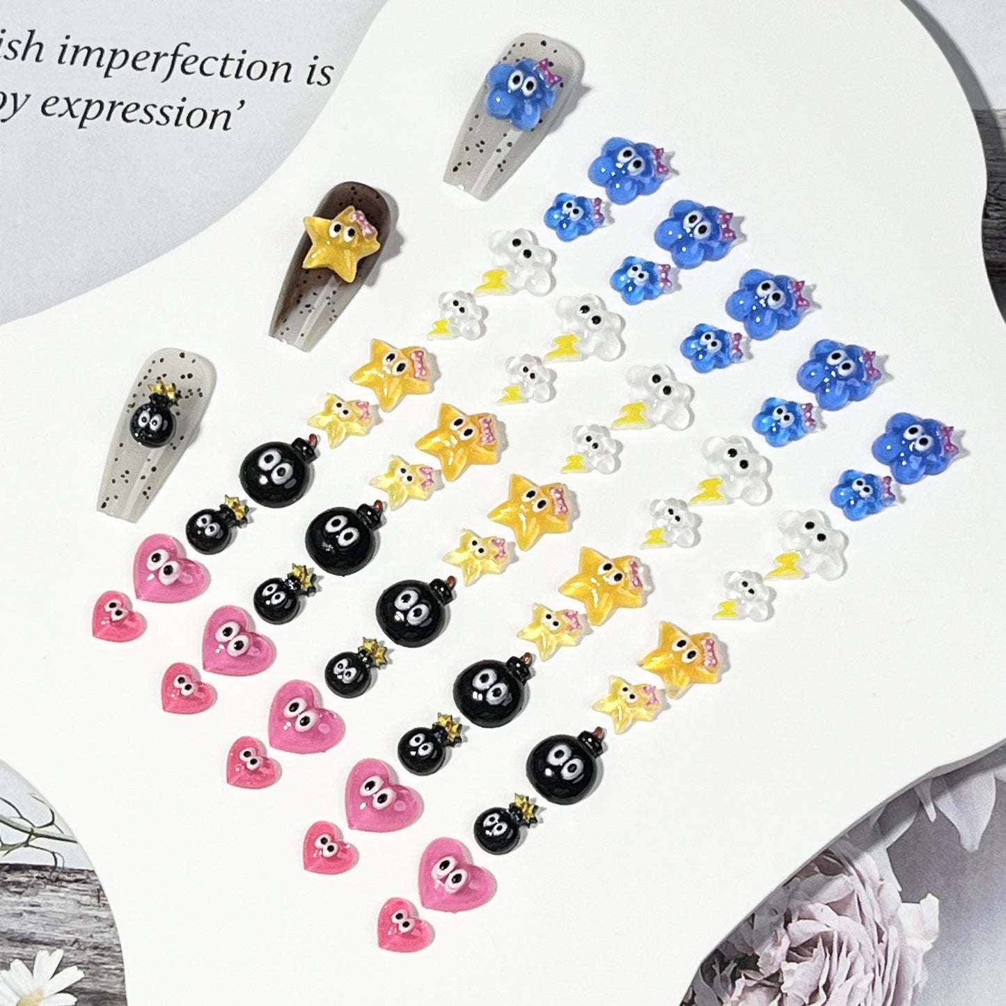 Cute Mini Jelly No Point Cartoon Nail Care Nail Art