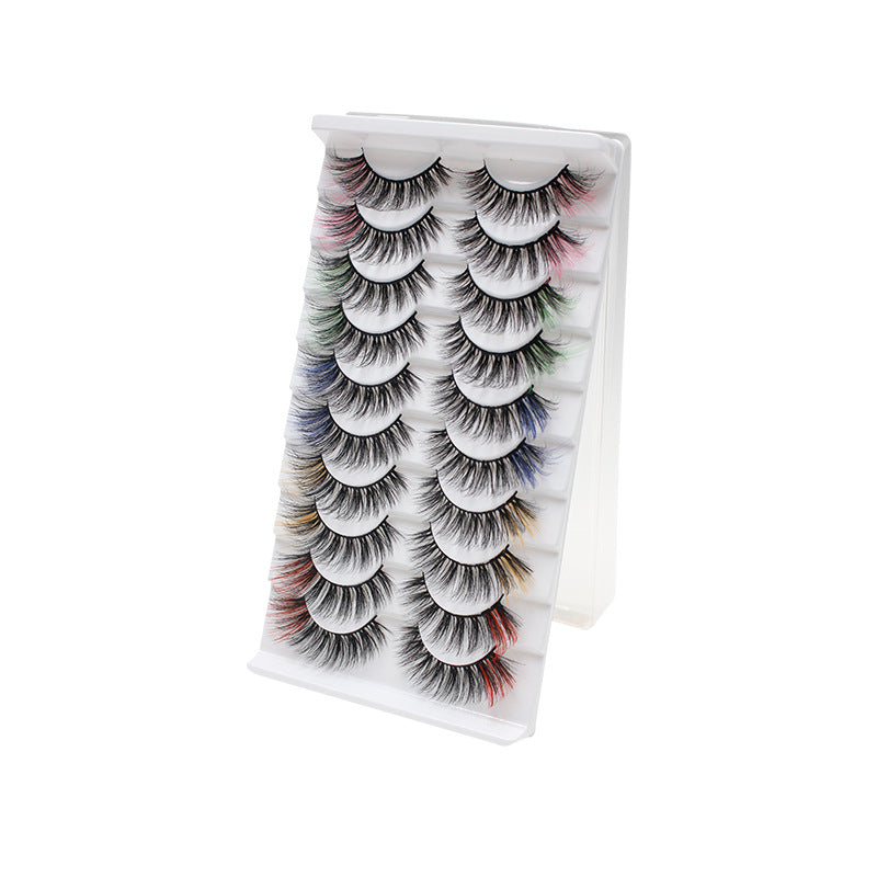 For Beginners With Colorful Eyelashes Suit False Lashes