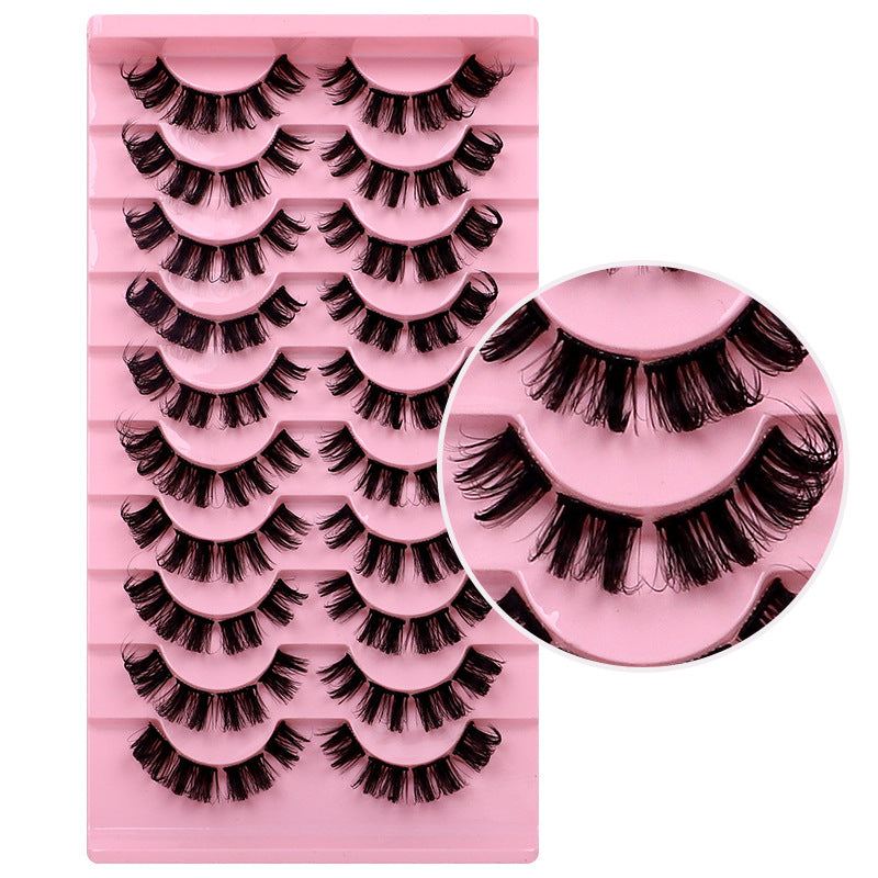 Russian Volume Split Eyelashes Thick Curl False Lashes