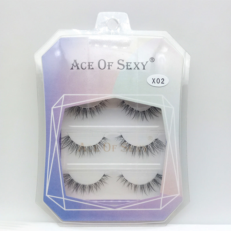 Natural Curling Woven Light Fine Stem False Lashes