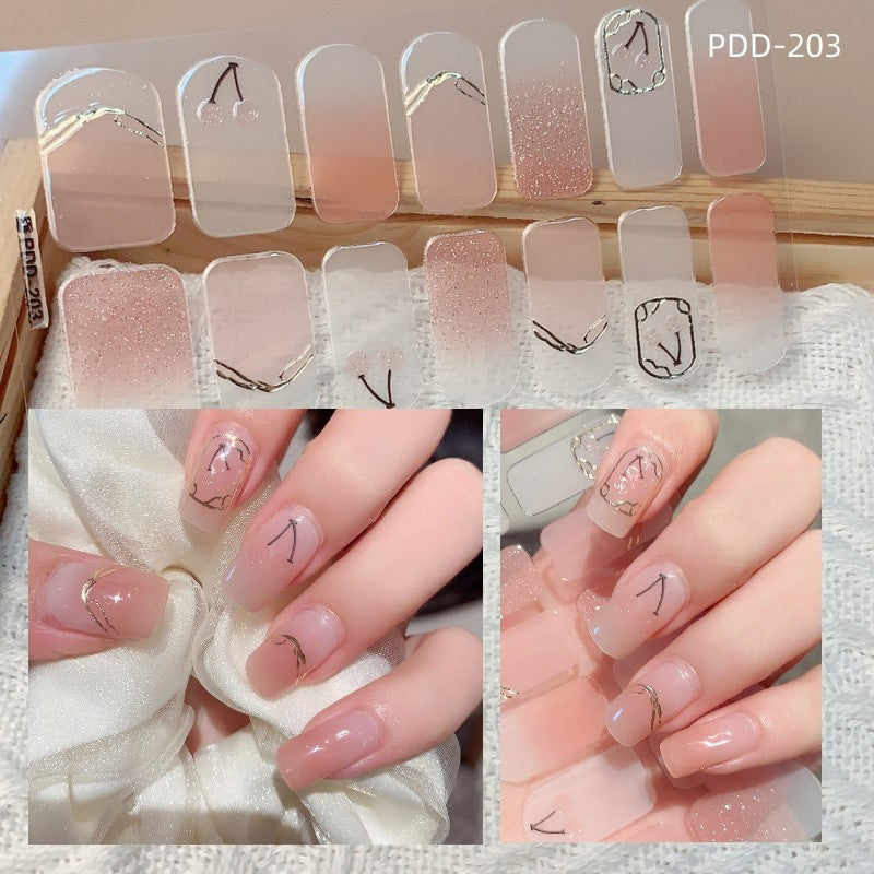 Love Waterproof Durable Applique Finished Patch Nail Art