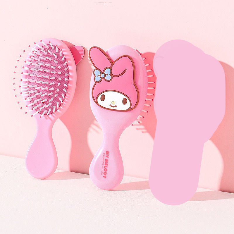 Brosses et peignes à cheveux à coussin d'air autorisés en forme de cœur mignon