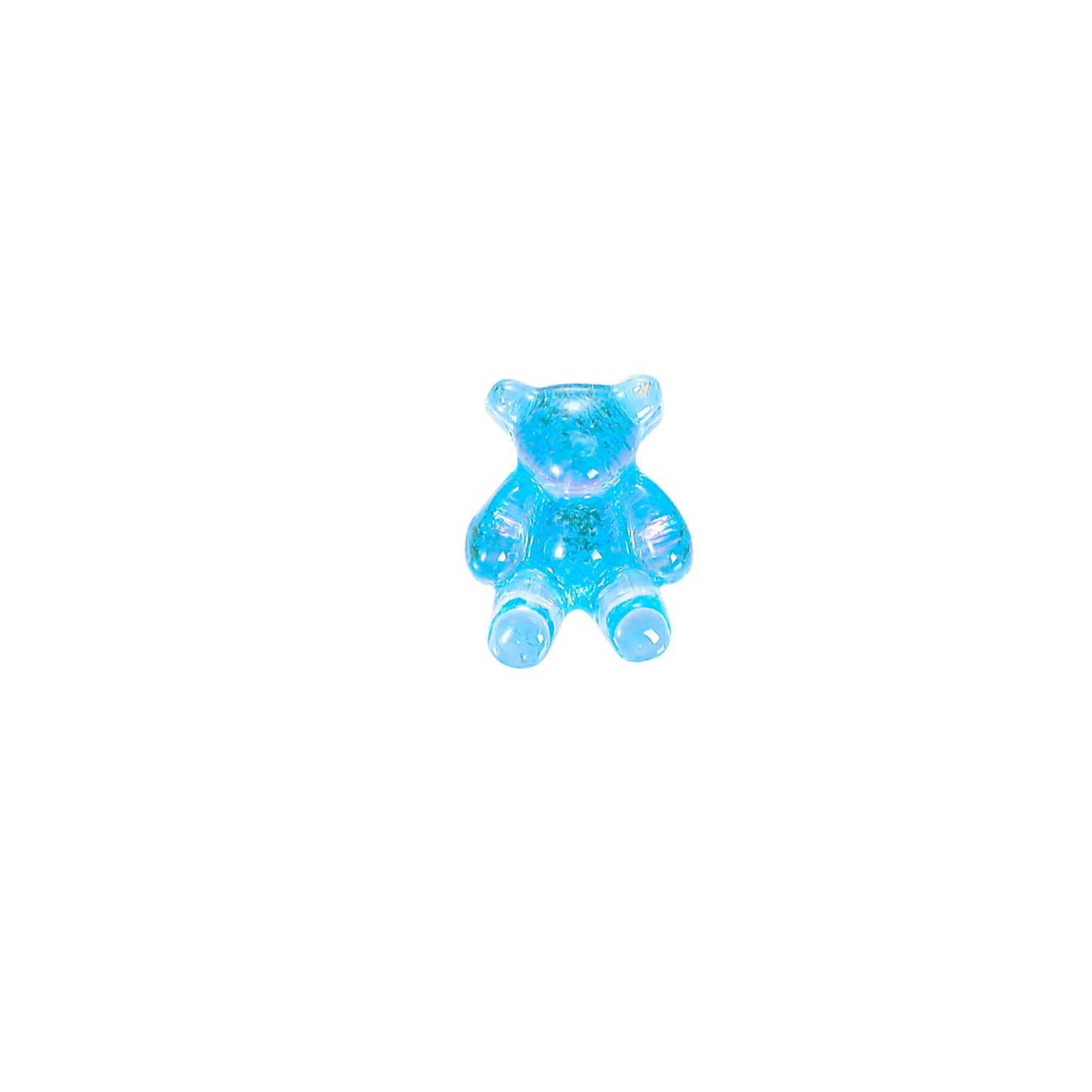 Bear Ornament Cute Chameleon Resin Barrettes Nail Care Nail Art