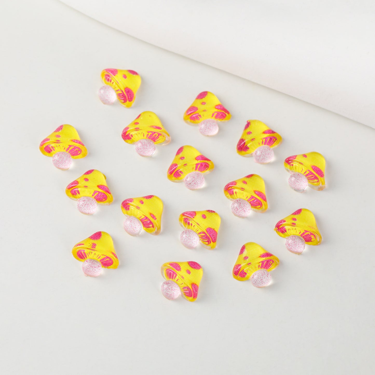 Ornament Cute Resin Icy Small Mushroom Nail Care Nail Art