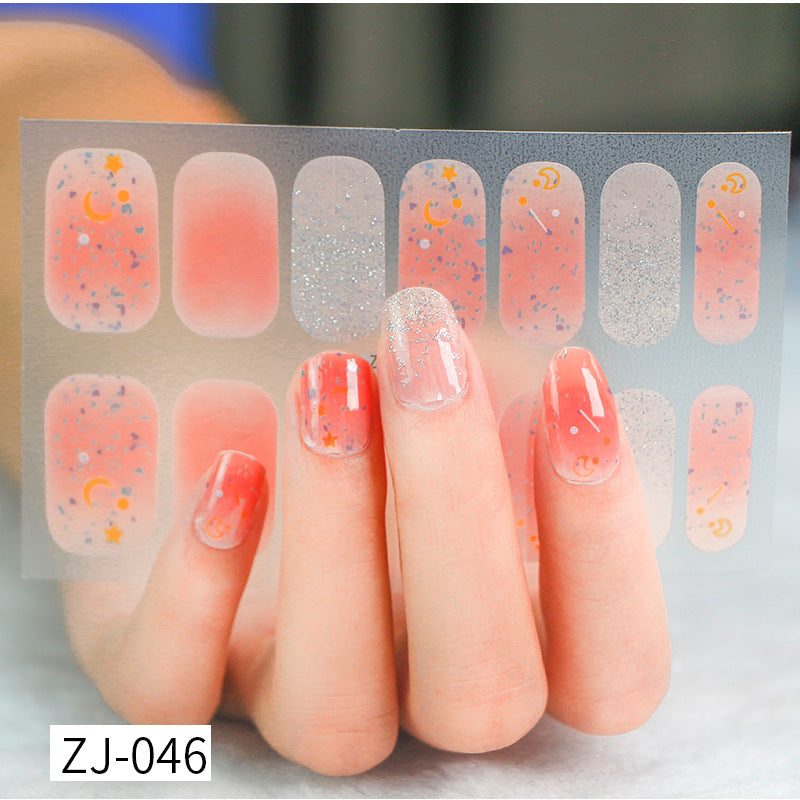 Gel Fresh Waterproof Durable Patch Removable Nail Stickers