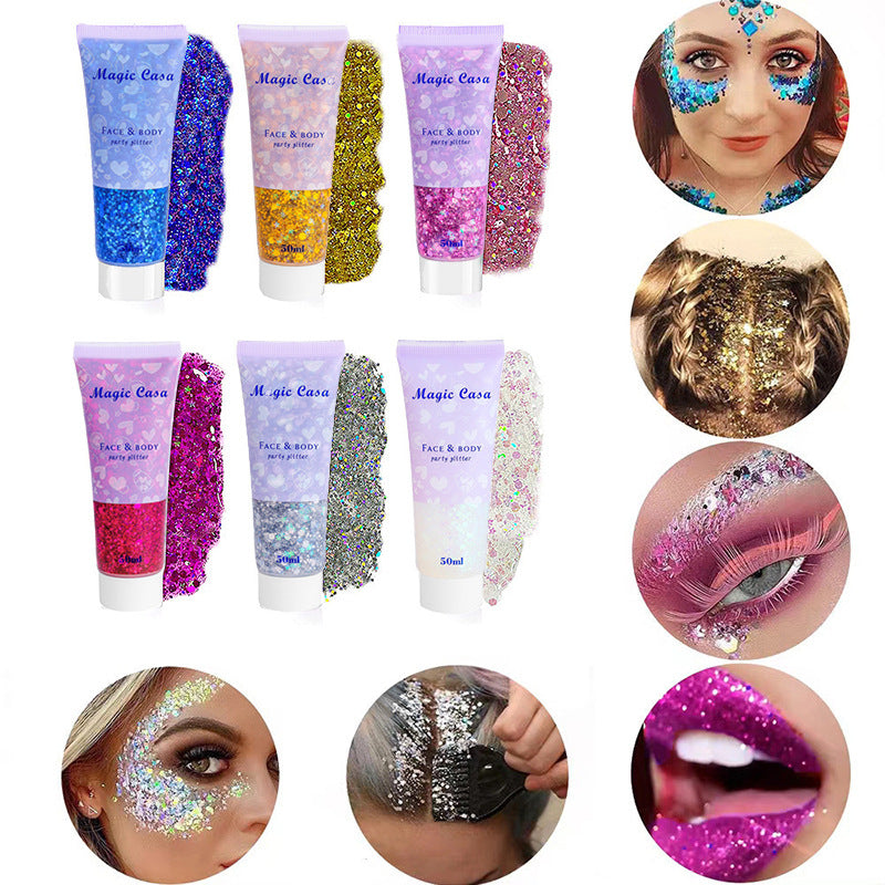 Gel Sequins Mermaid Scales Body Sequin Eyeshadow