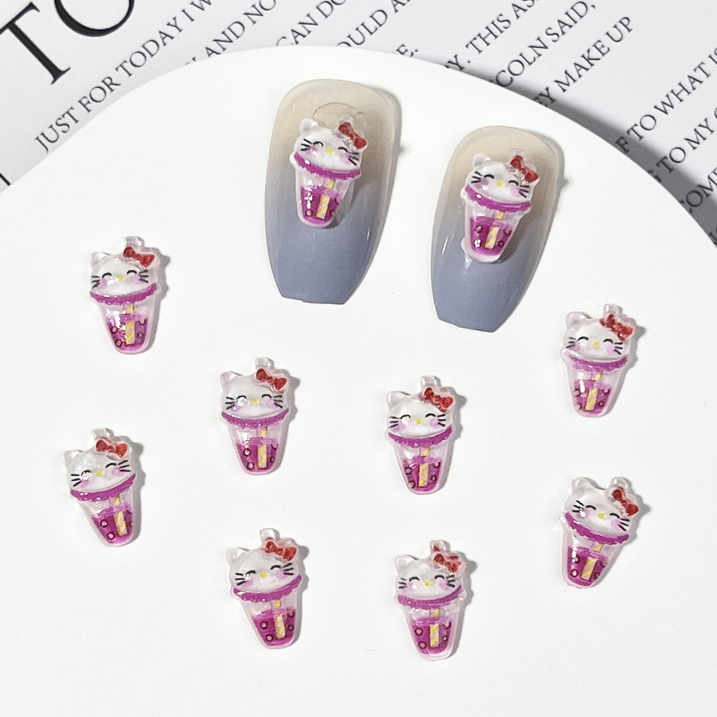 Ice Cream Cartoon Ornament Summer Cone Nail Care Nail Art