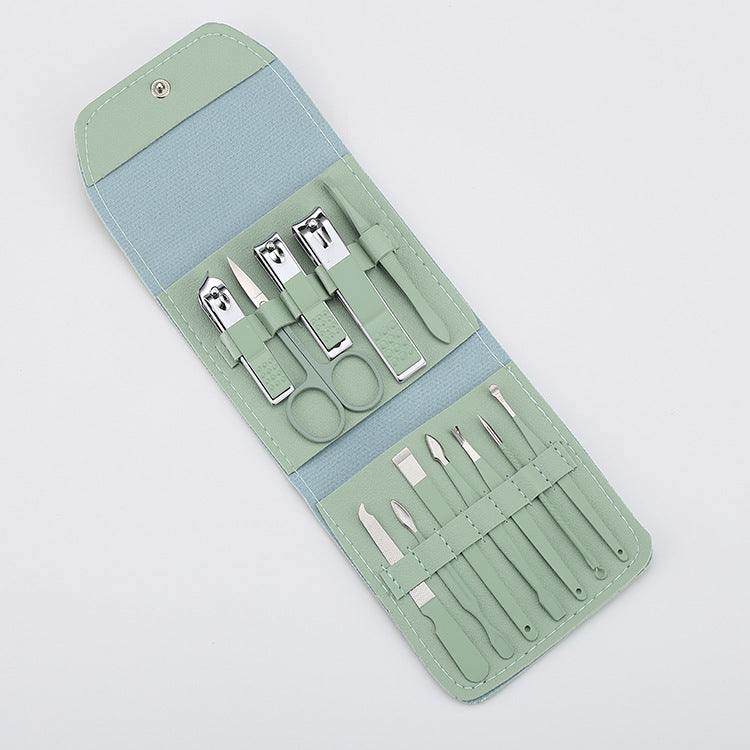 Ensemble d'outils pour les ongles imprimables avec ciseaux et coupe-ongles pliables