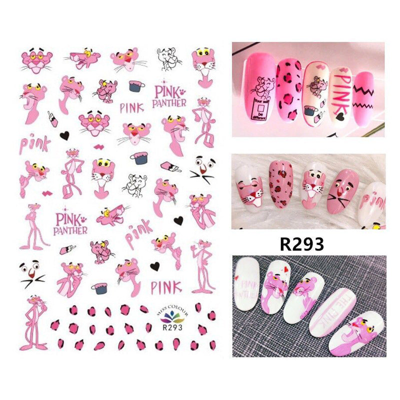 Snoopy Small Flower Cartoon Ornament Decals Nail Stickers