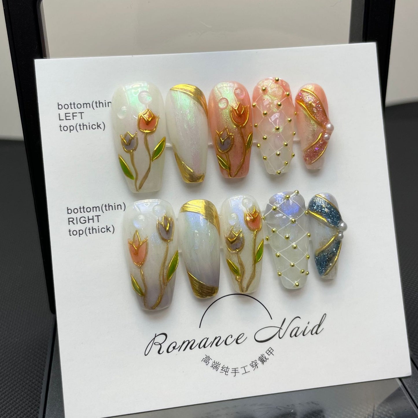 Handmade Wear Light Luxury Full Diamond Nail Stickers