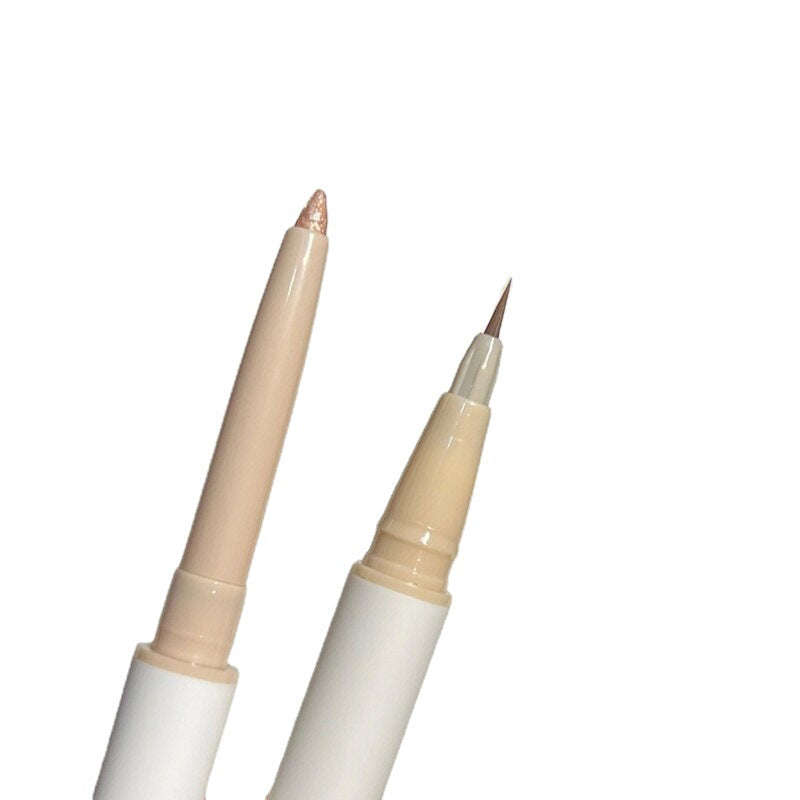 Double-headed Shadow Pen Brightening Lying Silkworm Natural Eyeliner