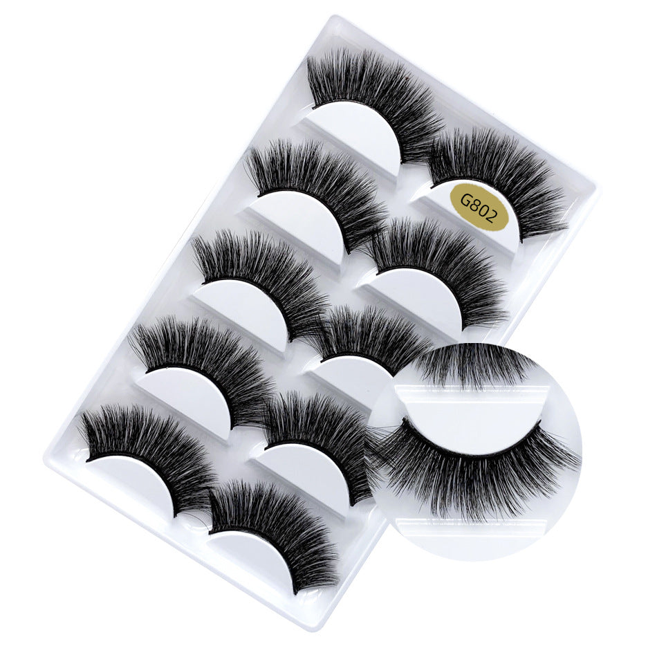 Eyelashes Natural Thick Pairs Mixed Eyelash False Lashes