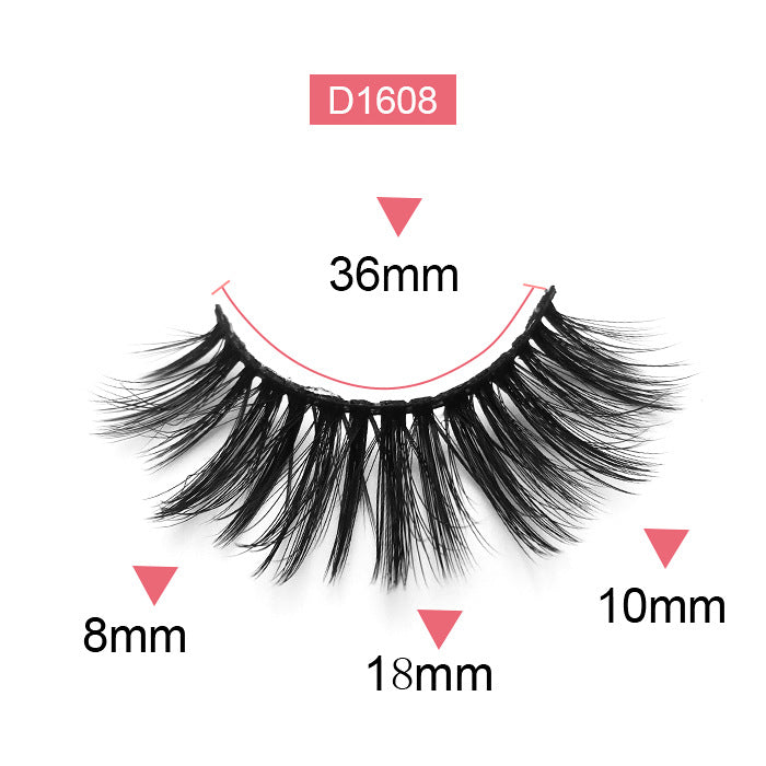 Coffret de faux cils épais, doux et bouclés