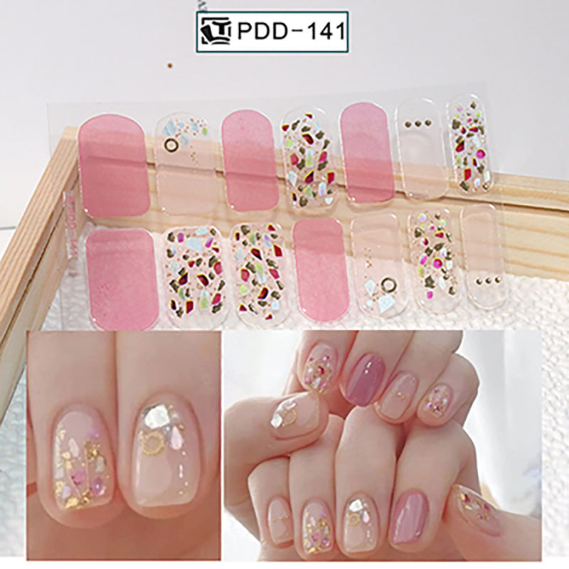 Love Waterproof Durable Applique Finished Patch Nail Art