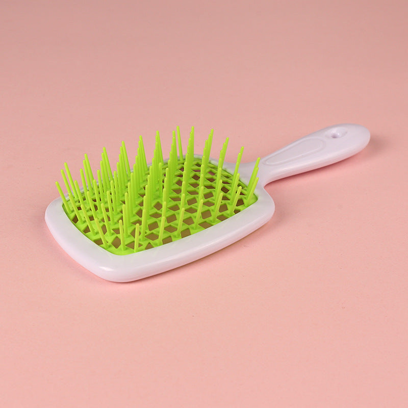 Brosses et peignes de massage pour cheveux secs et humides en nid d'abeille creux