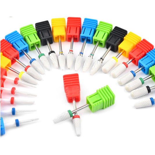 Remover Peeling Unloading Crystal Ceramic Corn Drill Nail Tool Set