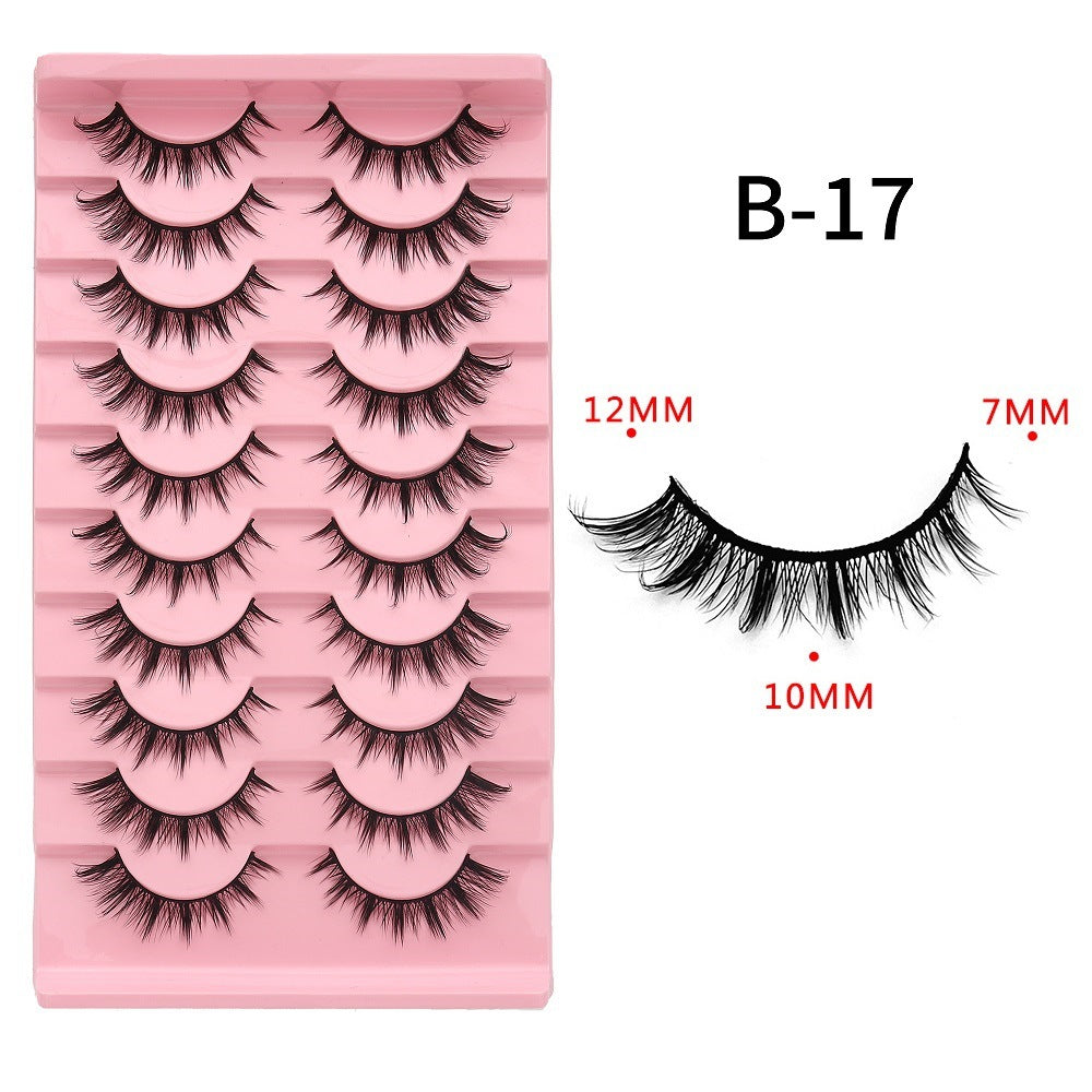 Of Little Devil Eyelashes Natural Hard False Lashes