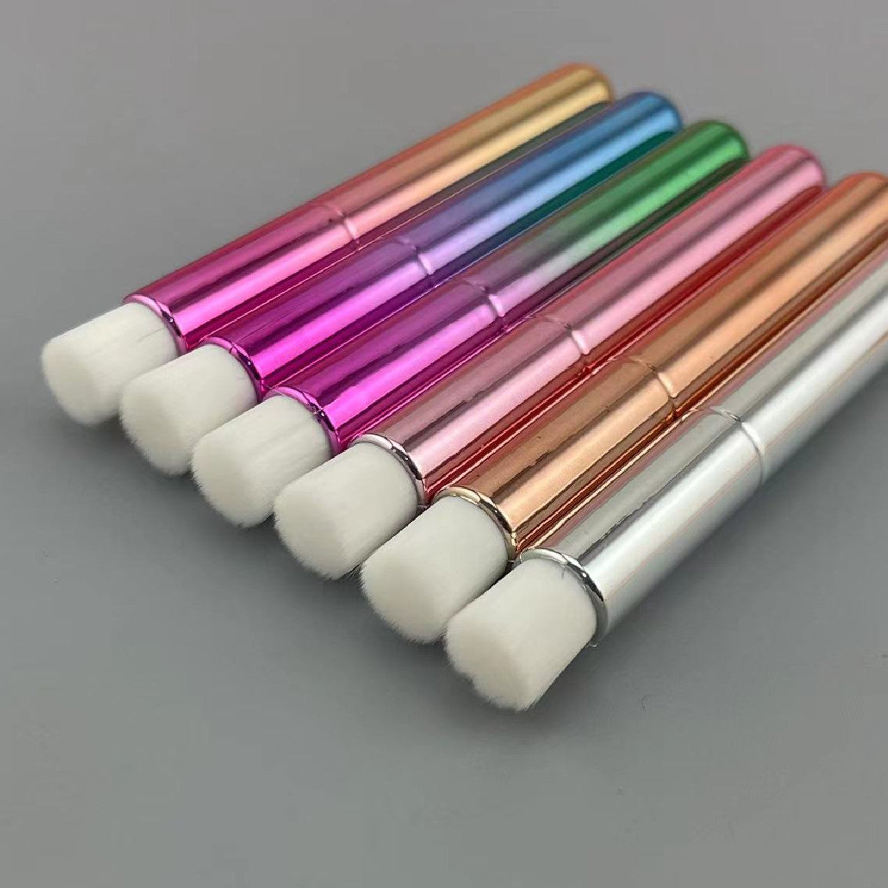 Electroplating Integrated Portable Models Cleaning Brush Nose Makeup Brushes Accessories