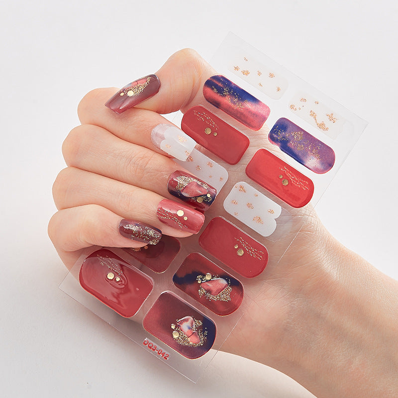 Source Technology Laser Gilding Full Priority Nail Stickers