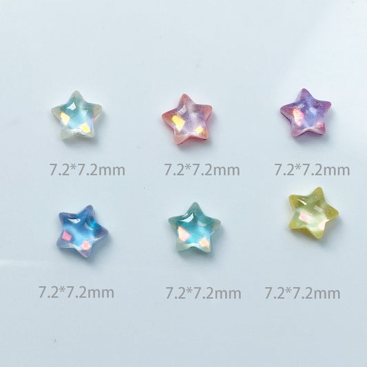 Ornement de couleur strass à fond plat en résine pour soins des ongles Nail Art