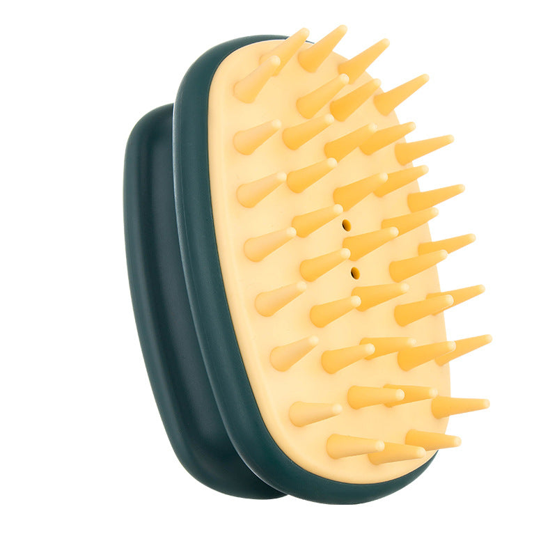 Brosses et peignes à cheveux en silicone pour nettoyage et massage du cuir chevelu des méridiens de la tête pour femmes et hommes