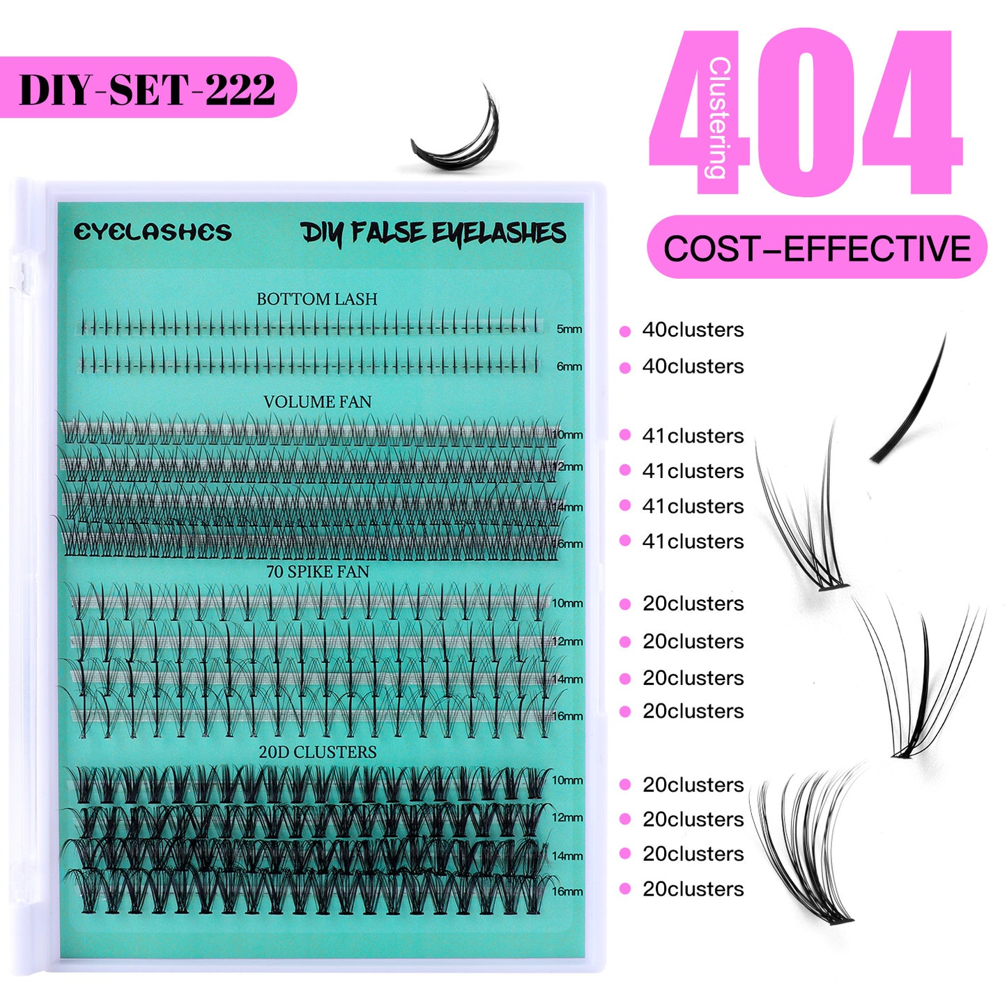 Capacity Eyelashes Lower Little Devil Single False Lashes