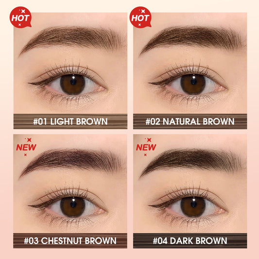 Crème à sourcils tridimensionnelle dominatrice naturelle sans accessoires de maquillage pour les yeux