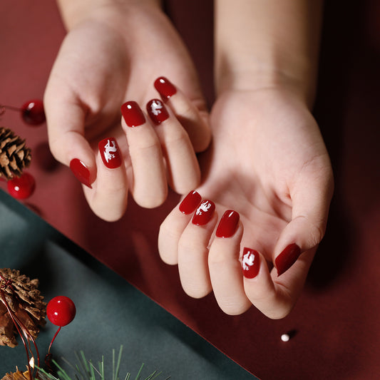 Série de Noël Beauty Finished Flat Armor Nail Art