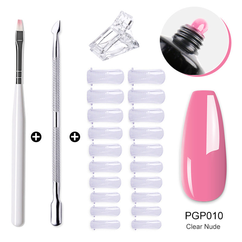 Beauty Crystal Extended Glue Suit Quick Nail Tool Set