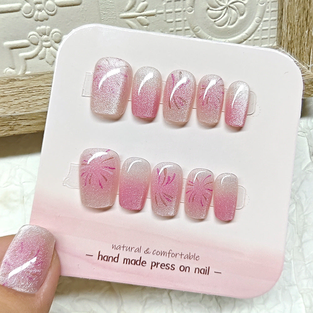 Pièces divisées en taille autocollants pour ongles Crystal Cat's Wear